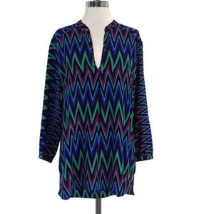 Amanda uprichard multicolor silk tunic